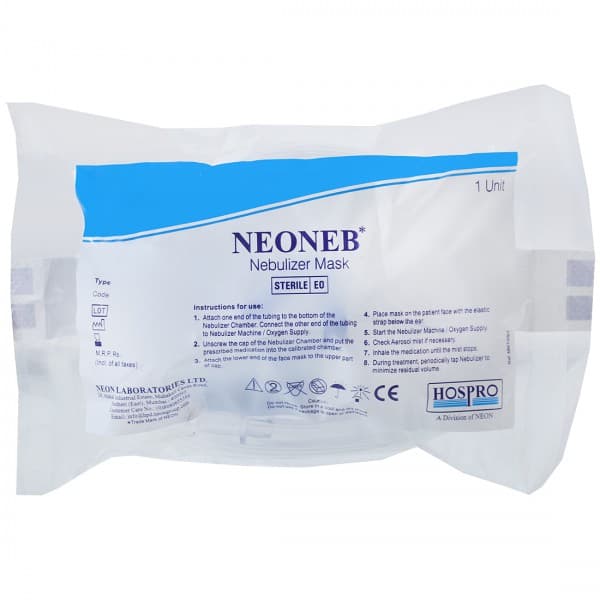 Neoneb Nebulizer Mask (Neon) Adult Pack Of 1