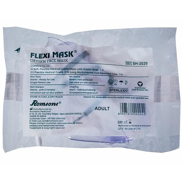 Oxygen Face Mask (Flexi) Adult