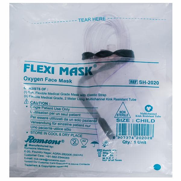 Oxygen Face Mask (Flexi) Child