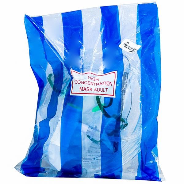 Oxygen Face Mask High Concentration (CSI) Adult 2.1 m Pack Of 1