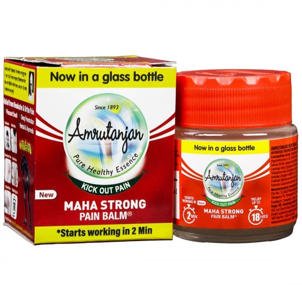 Amrutanjan Maha Strong Pain Balm 27.5 ml