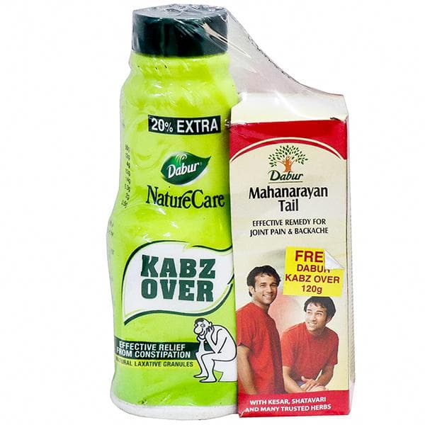 Dabur Mahanarayan Tail (Free Dabur Kabz Over 120g) 100 ml
