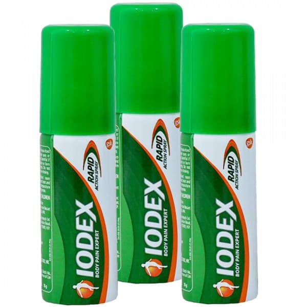 Iodex Body Pain Expert Rapid Action Spray 3 x 35 g