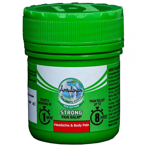 Amrutanjan Strong Headache & Body Pain Balm 45 g (50 ml)
