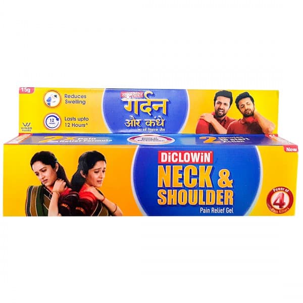 Diclowin Neck & Shoulder Pain Relief Gel 15 g