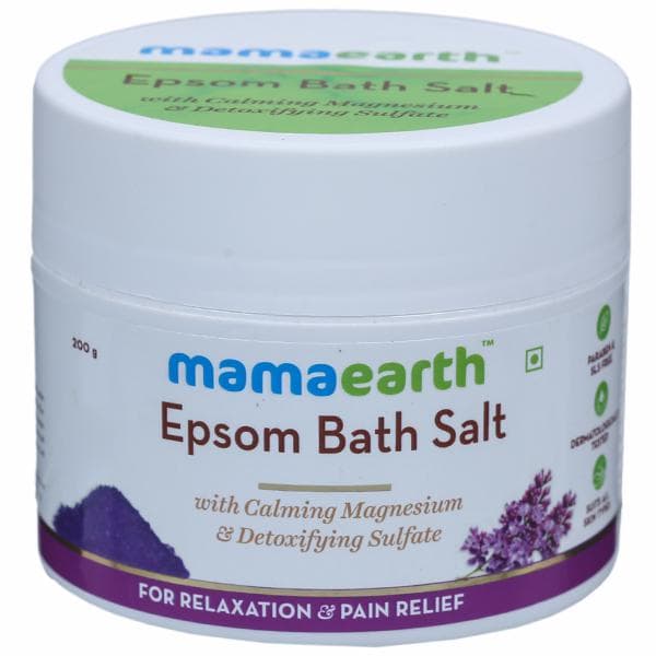 Mamaearth Epsom Bath Salt for Relaxation & Pain Relief 200 g