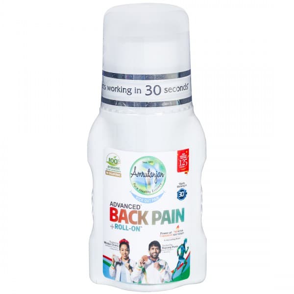 Amrutanjan Advanced Back Pain + Roll On 50 ml