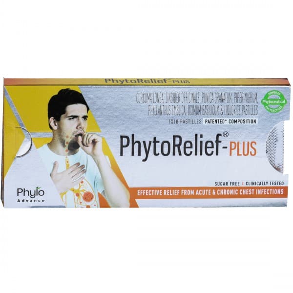 Phytorelief Plus Sugar Free 10 Pastilles