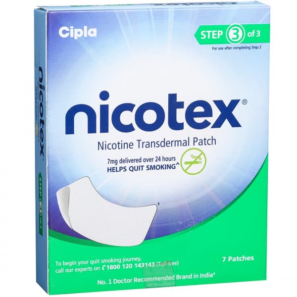 Nicotex Nicotine Patch Step (3) 7 mg Pack of 7