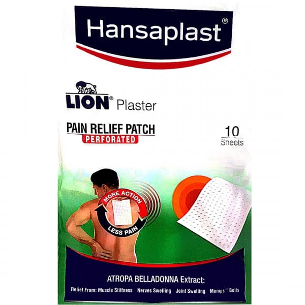 Hansaplast Lion Pain Relief Patch 16 x 10 cm Pack of 10