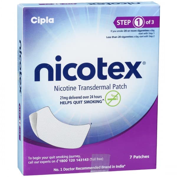 Nicotex Nicotine Patch Step (1) 21 mg Pack of 7
