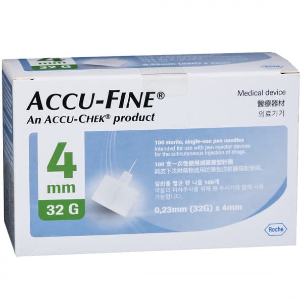 Accu Fine Pen Needle (4 mm) 32 G