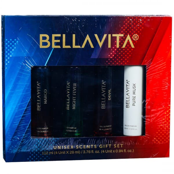 Bellavita Scents Gift Set For Unisex Pack Of 4 x 28 ml