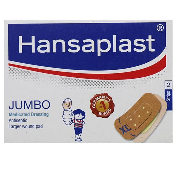 Hansaplast Jumbo (Medicated Dressing) Strip Pack Of 2