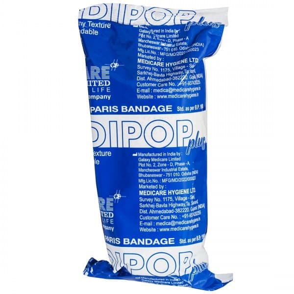 Medipop Plus Plaster Of Paris Bandage 10 cm x 2.7 m