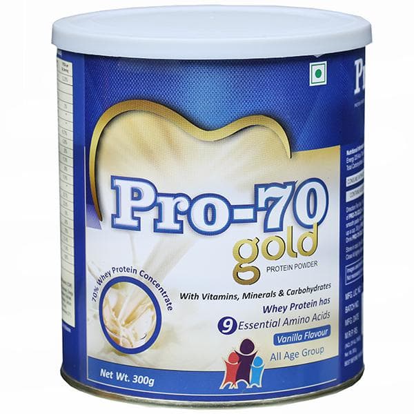 Pro-70 Gold Protein Powder Vanilla Flavour 300 g