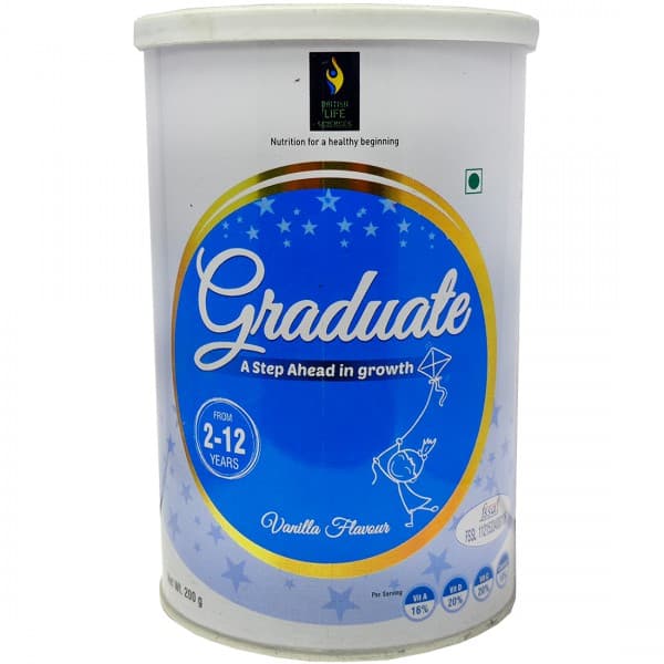 Graduate Vanilla Flavour Powder Tin 200 g