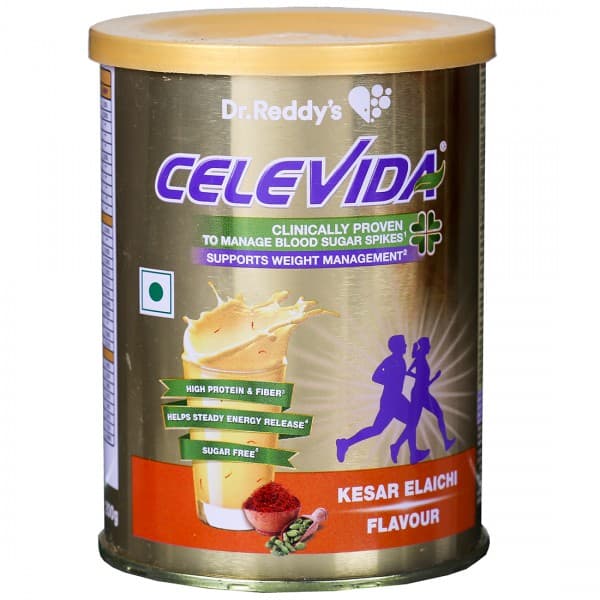 Celevida Kesar Elaichi Flavour Sugar Free Powder 200 g