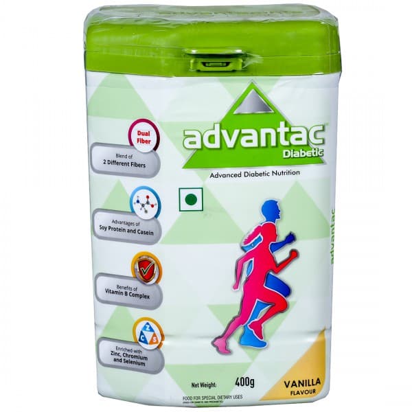 Advantac Diabetic Vanilla Flavour Powder 400 g