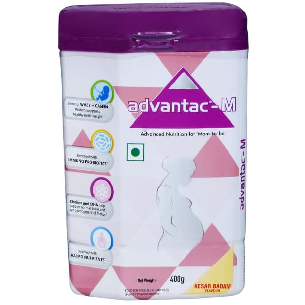 Advantac M Kesar Badam Flavour Powder 400 g