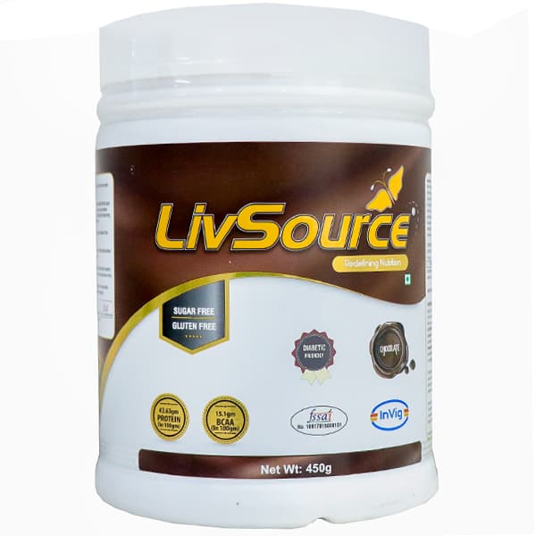 LivSource Chocolate Flavour Sugar Free Powder 450 g