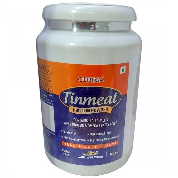 Tinmeal Vanilla Flavour (Sugar Free) Protein Powder 500 g