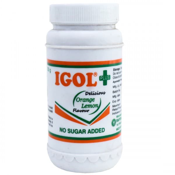 Igol Plus (Delicious Orange Lemon Flavour) No Added Sugar Husk 250 g
