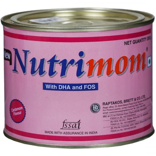 Nutrimom (New) with DHA and FOS (Cardamom Flavour) Powder 200 g