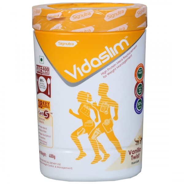 Vidaslim Vanilla Twist Flavour Supplement 400 g