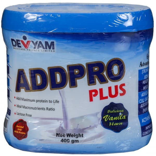 Addpro Plus Delicious Vanilla Flavour Powder 400 g