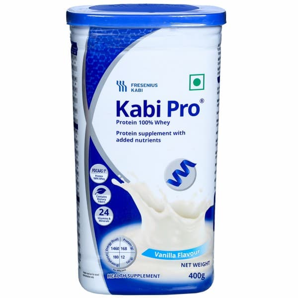 Kabipro Whey Protein Sugar Free Vanilla Flavour Jar 400 g