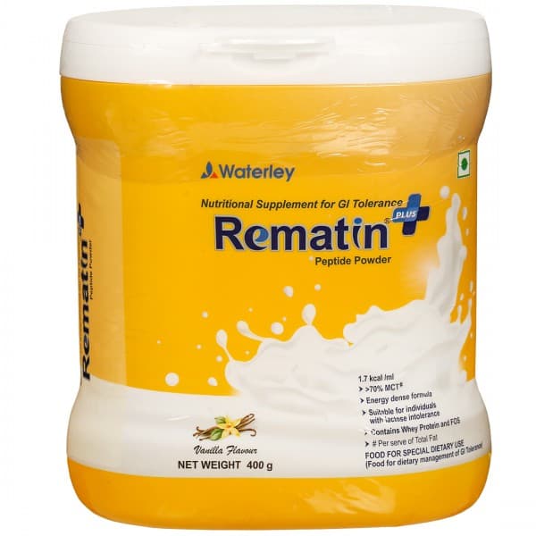 Rematin Plus (Vanilla Flavour) Peptide Powder 400 g