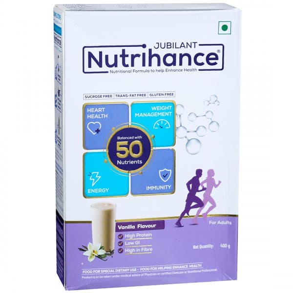 Nutrihance Vanilla Flavour Powder (For Adults) 400 g