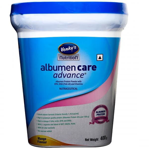 Albumen Care Advance Mango Flavour Powder (Free Shaker) 400 g