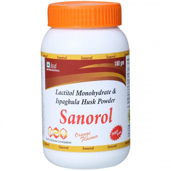 Sanorol Sugar Free Orange Flavour Powder 180 g