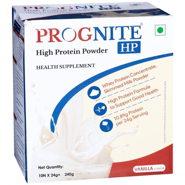 Prognite HP Vanilla Flavor Protein Powder 10 x 24 g