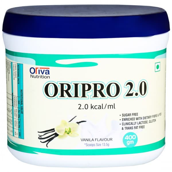 Oripro 2.0 Vanila Flavour 2.0 kcal/ml Sugar Free 400 g