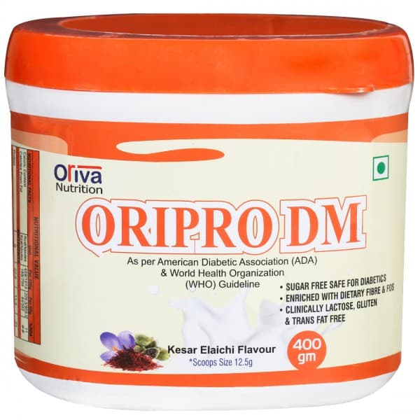 Oripro DM Kesar Elaichi Flavour Sugar Free 400 g