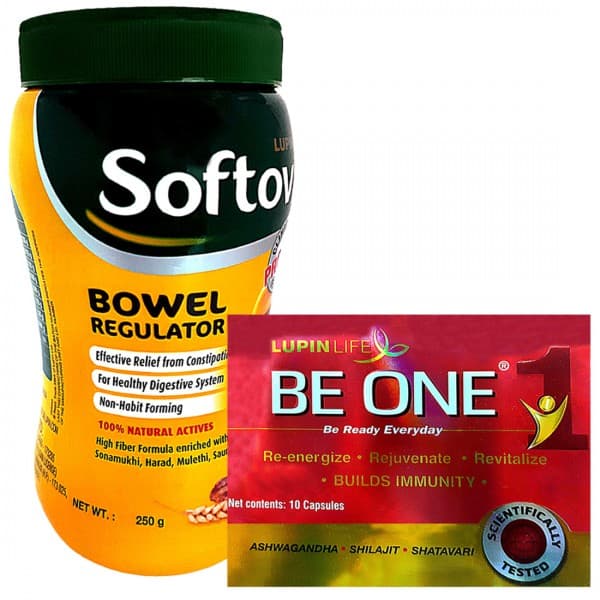 Softovac Bowel Regulator For Effective Relief From Constipation & Irregular Bowel Habits 250 g (Free Be One 10 Capsules)
