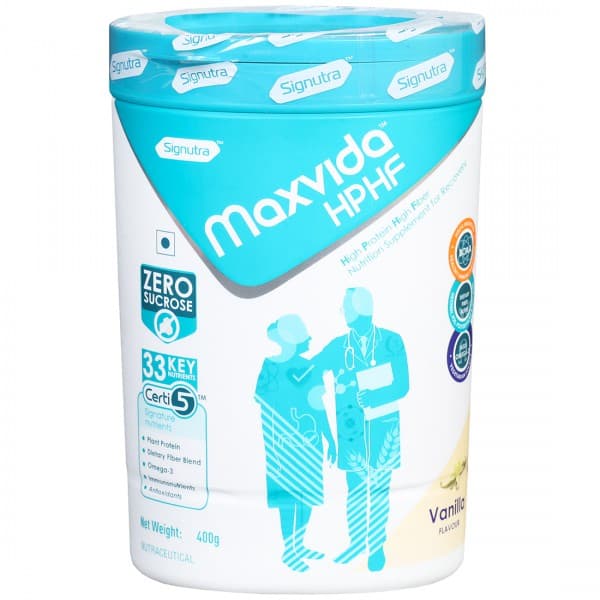 Maxvida HPHF Vanilla Flavour Powder 400 g