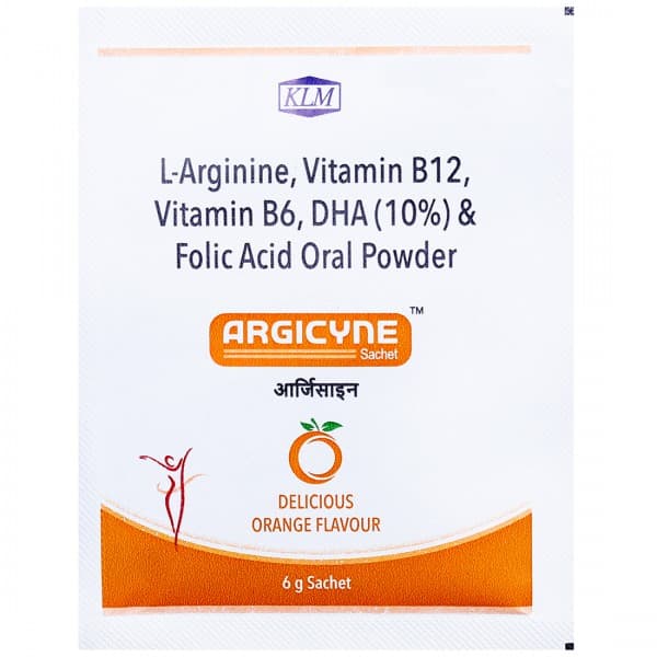 Argicyne Delicious Orange Flavour Sachet 6 g