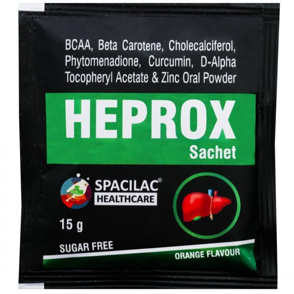 Heprox Sugar Free Orange Flavour Sachet 15 g
