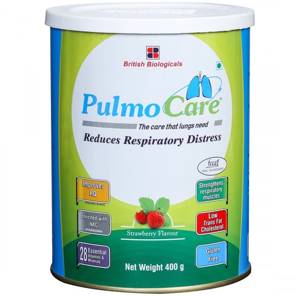 Pulmocare Strawberry Flavour Powder 400 g