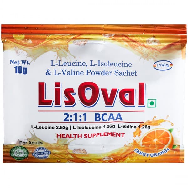 Lisoval 2:1:1 BCAA Tangy Orange Sachet 10 g