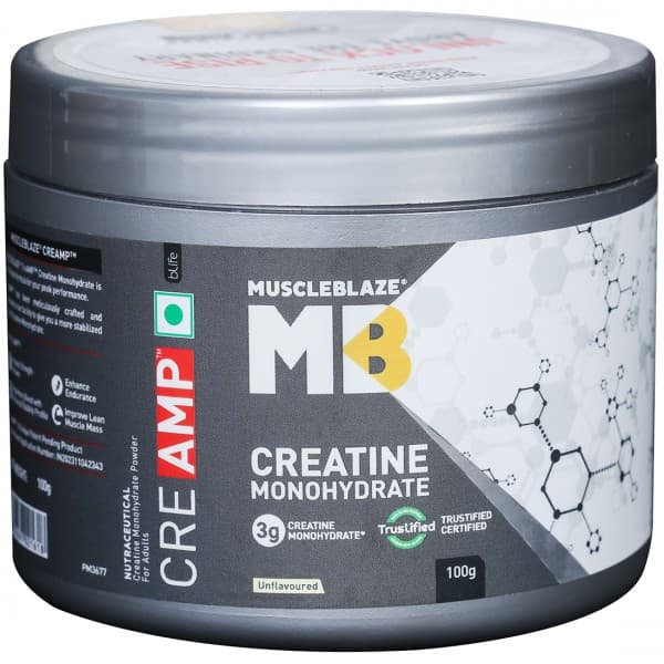 MuscleBlaze CreAMP Creatine Monohydrate Powder 100 g
