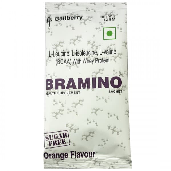 Bramino Sugar Free Orange Flavour Powder Sachet 12 g