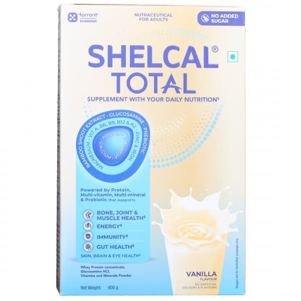 Shelcal Total Vanilla Flavour Powder Refill 400 g