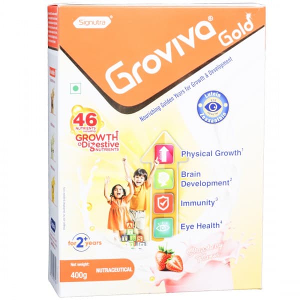 Groviva Gold 2+ Years Strawberry Flavour Refill 400 g