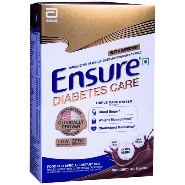 Ensure Diabetes Care Rich Chocolate Flavour Powder Refill 375 g