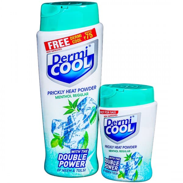 Dermi Cool Menthol Regular Prickly Heat Powder (Free Dermi Cool Powder 60 g Worth Rs. 75) 150 g